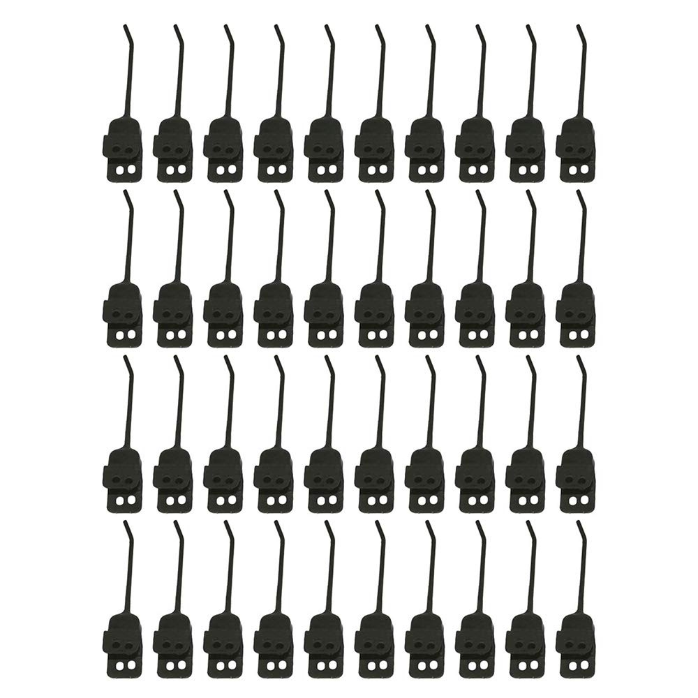 Rake Tooth LH Rubber 40 unidades para New Holland 850613 se adapta a Massey Ferguson 25 36 37 580848M91