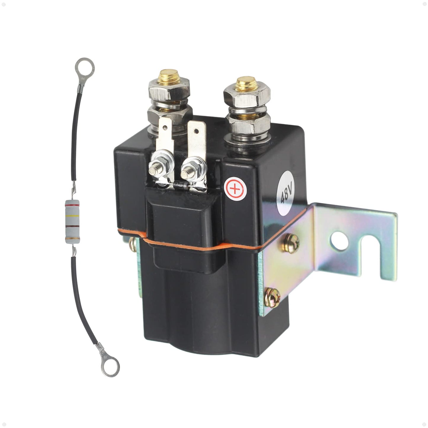 Solenoide de carrito de golf de 48 V 4 terminales de bobina solenoide de repuesto para coche club 95 en adelante DS y carritos de golf precedentes 04 en adelante 101908701 102774701 5722