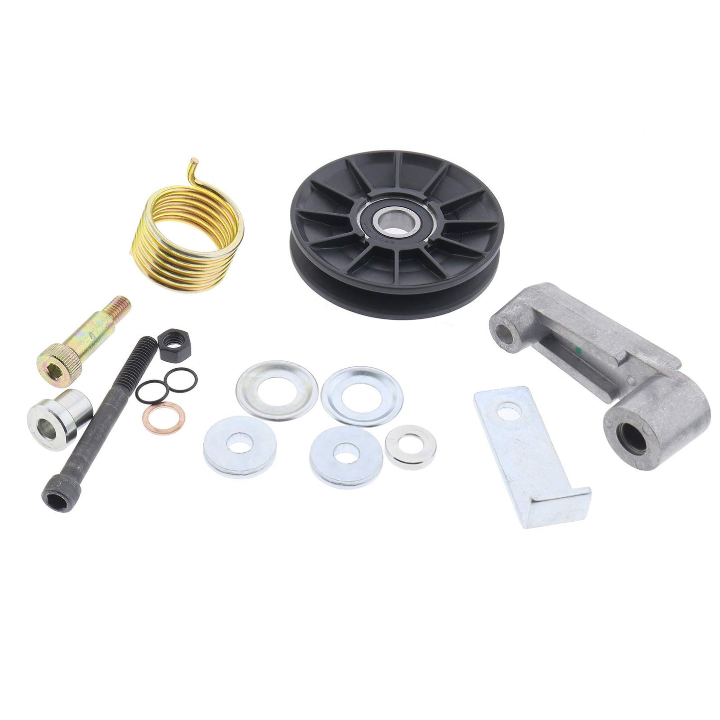 Solarhome 6702474 Kit tensor de polea de ventilador de refrigeración para cargadores Bobcat 653 751 753 763 773 7753 863 963 S100 S130 S150 S160 S175 S185 S205 S205 S205 20 S2. 50 S300 S330 T250 T300 T320 T140 T180 T190