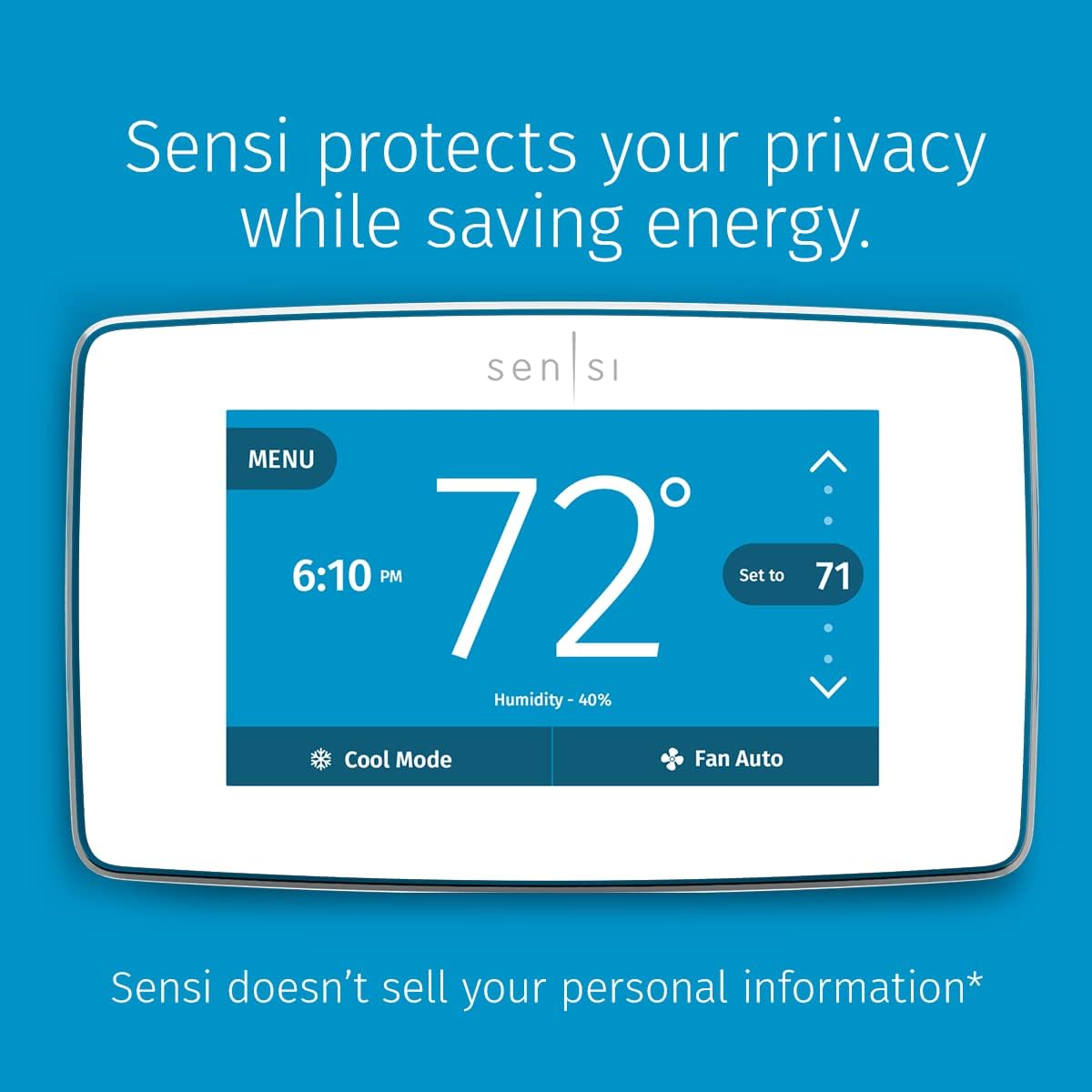 Emerson Sensi Touch Wi-Fi Termostato con pantalla tactil