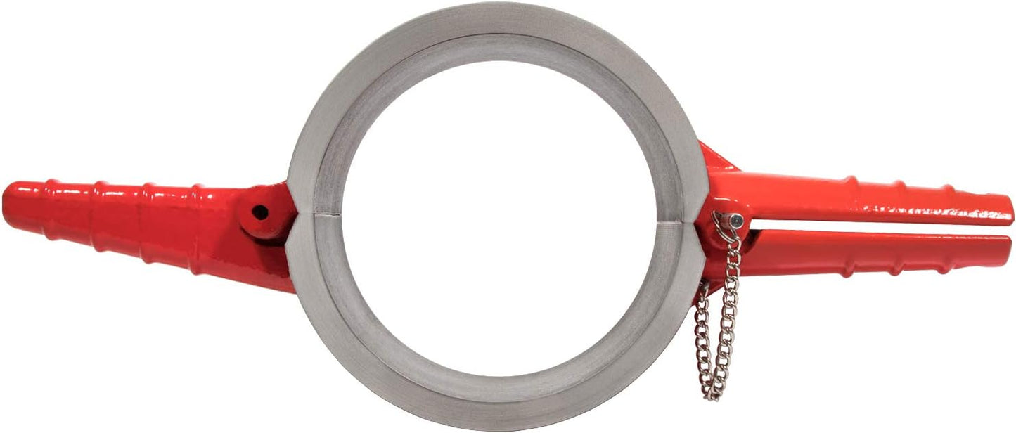 Herramienta instaladora para extractor de compresor de anillo de pistón para Cummins ISX QSX, Caterpillar 3400, 3406 3408 3412 y C-15 de 5.4 pulgadas, diámetro alternativo PT-7040 5394454 (rojo)