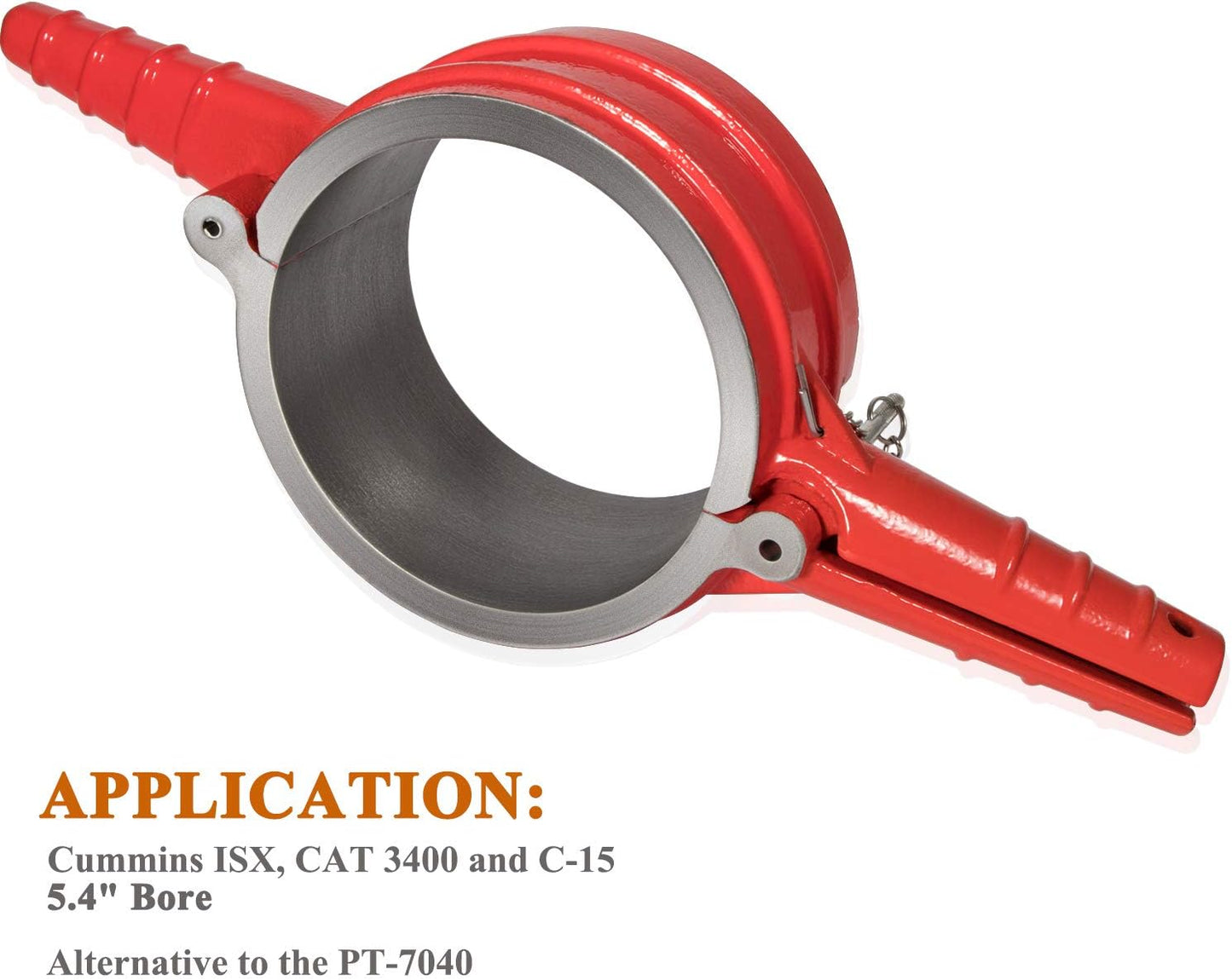 ATC-7040 Diesel para Cummins ISX, CAT 3400, C-15, compresor de anillo de pistón PT-7040, Rojo