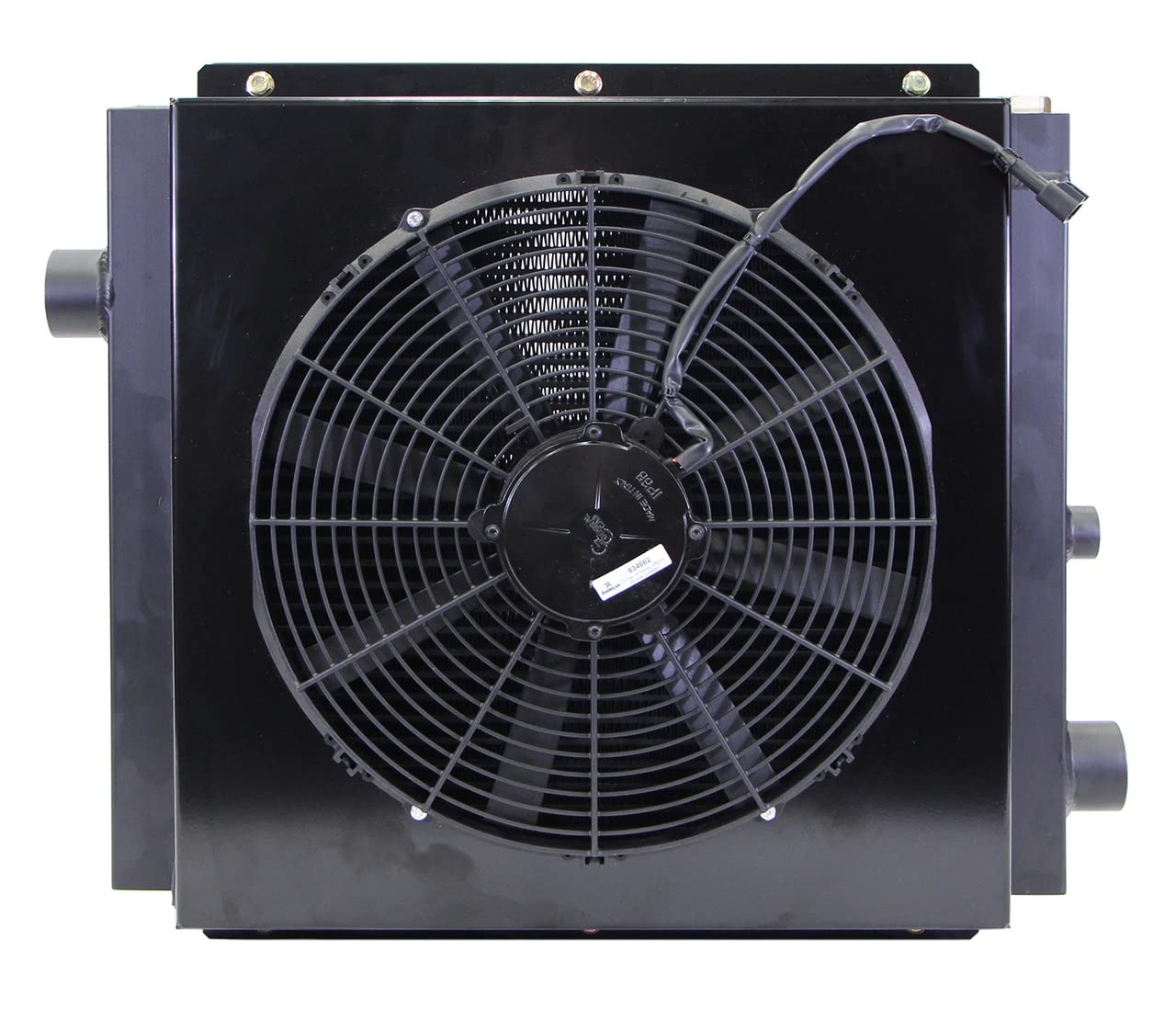 Ventilador de aceite hidráulico móvil y cubierta modelo DC-35 (12 voltios W/OC-64) con o sin válvula de derivación (8 bares (116 psi) Bypass