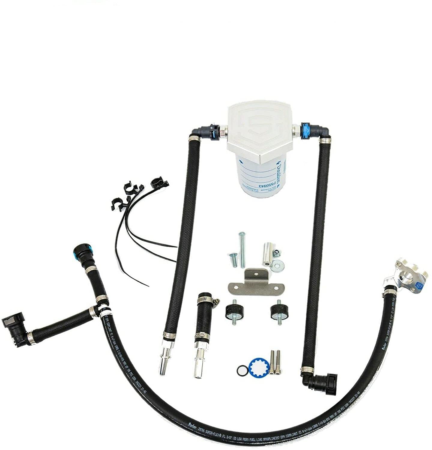 S&S Diesel Gen2.1 (última versión) CP4 Kit de derivación de prevención de desastres CP4-6.7F-BP-G2.1 compatible con Powerstroke 2011-2022 6.7