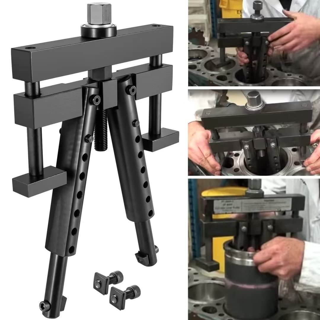 PT-6400-C Extractor de revestimiento de cilindro universal resistente para Mack Cummins Caterpillar Detroit International Engine Wet Liners 3-7/8 a 6-1/4 orificio