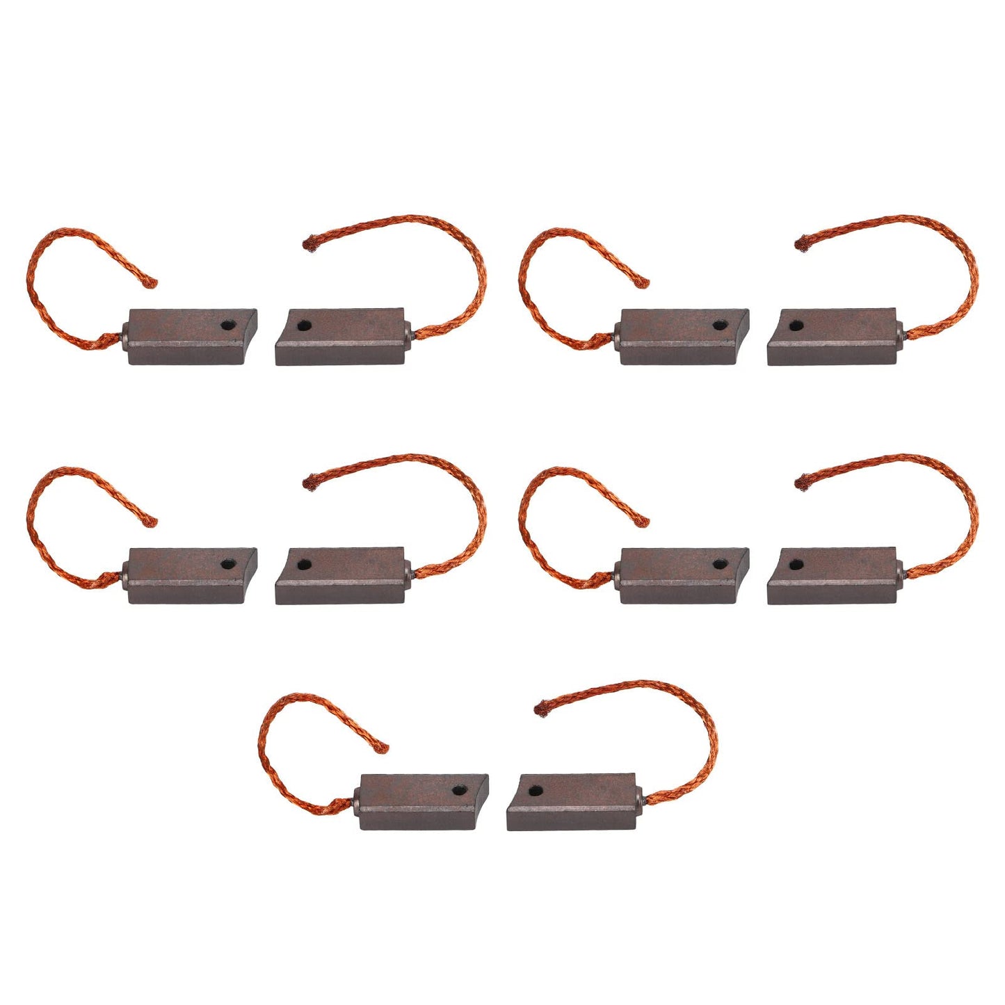 10 Uds., Juego de Escobillas Reguladoras del Alternador, Repuesto de Cepillos de Carbono para Motor Generador para VALEO CARGO PX602 P60 LETRIKA ISKRA MAHLE OE: 092950