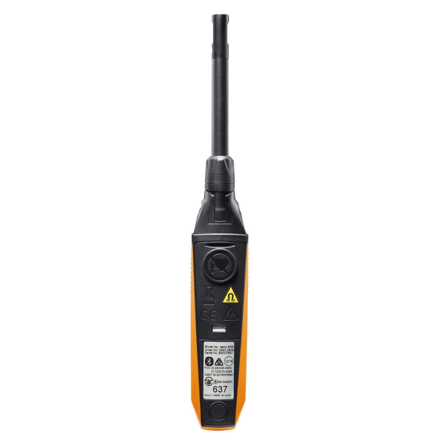 Testo 605i | Termohigrómetro para medición de temperatura y humedad en interiores | con soporte Bluetooth