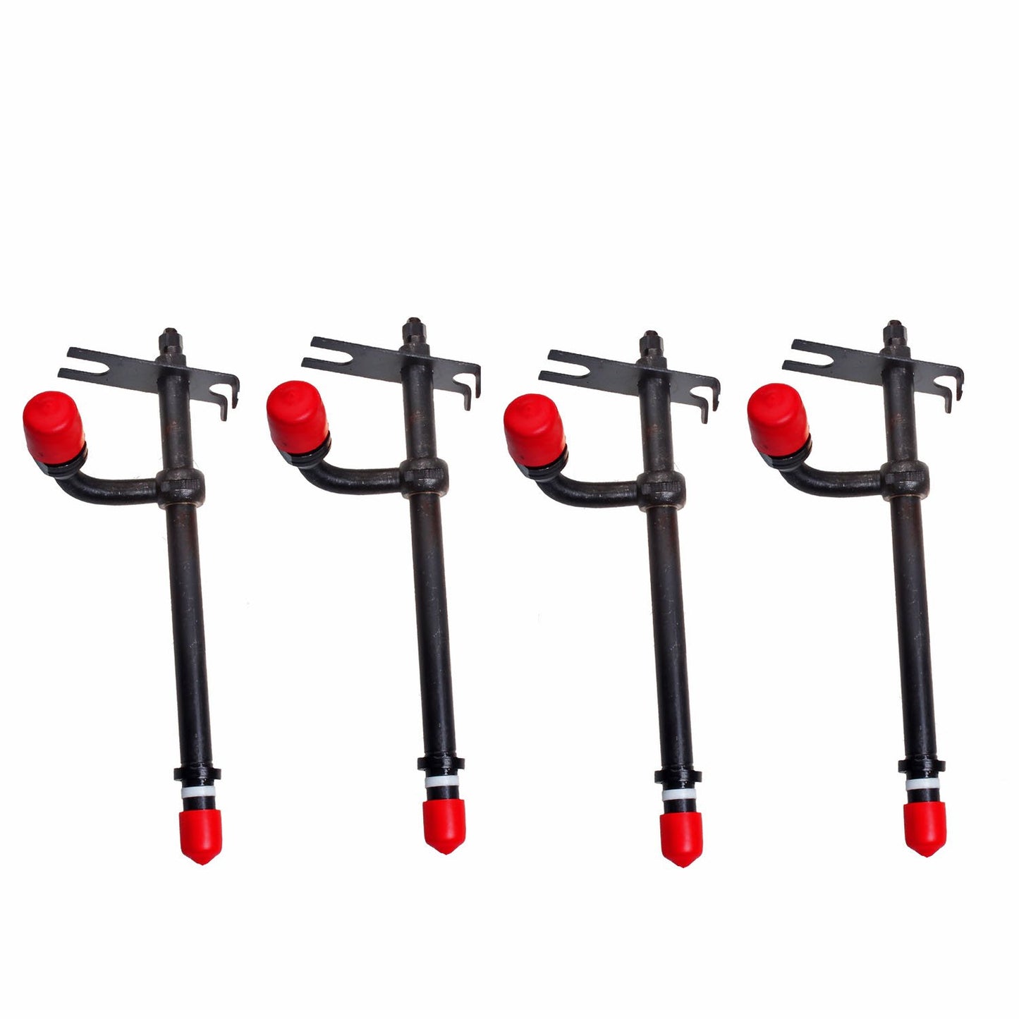 Inyector de combustible para estuche 1835, 1845, 1835B, 1845B, 1845S, 580CK, 580B, 580D, 580SD, 584D, 585D, 586D, 480B, 480C, 480D, 480LL, 350, 350B, 450 (4 unidades)