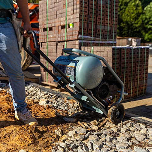 Metabo HPT Compresor de aire | THE TANK™ 8 galones | 225 PSI | 5 CFM @ 90 PSI | Carro | Sin aceite | EC1315S