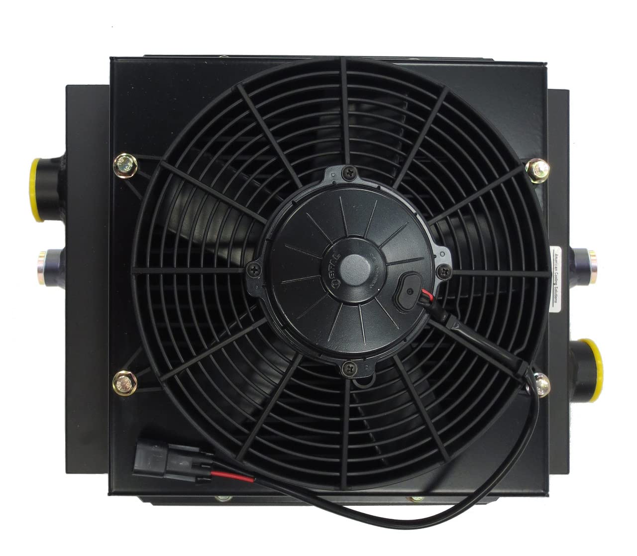 Ventilador y cubierta de aceite hidráulico móvil modelo DC-12 (24 voltios w/OC-62) con o sin derivación (2 bares (29 psi) Bypass