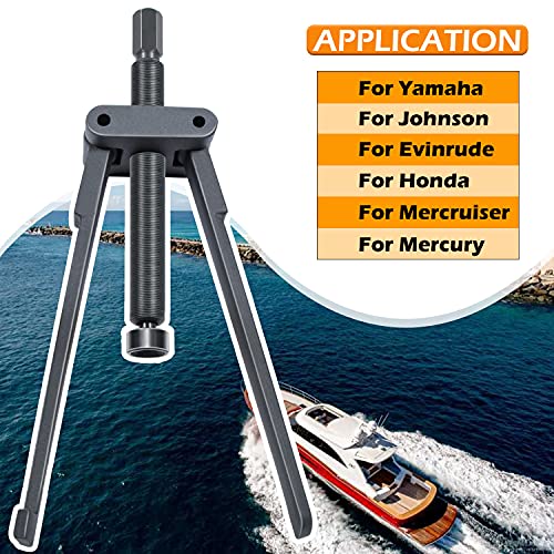 Yoursme Extractor de rodamiento inferior para Yamaha Johnston Evinrude Mercury Honda y Mercruiser