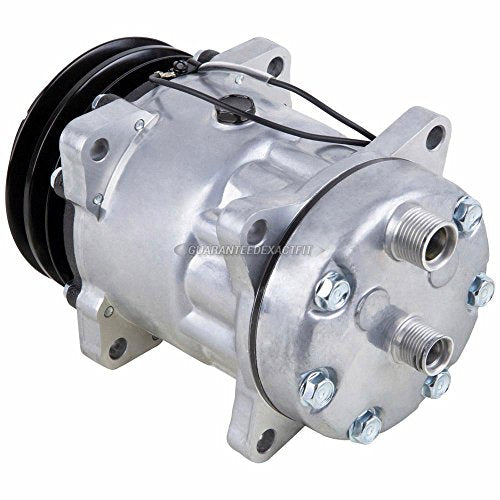 60-02213NA - Compresor de CA y embrague de doble correa en V de 4.921 in, sustituye a Sanden SD7H15 4709 8023 7862 12 V