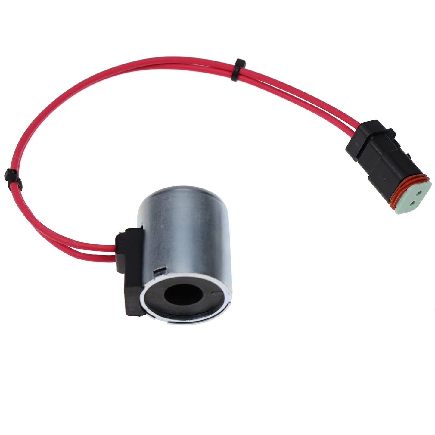 Bobina de válvula solenoide 130-0013 6031971 C01-12-DTM-10 compatible con retroexcavadora Caterpillar 416C 416D 420D 424D 426C 428C 428D 430D 432D 436C 438C 438D 42D 42D 42D D 446B 446D