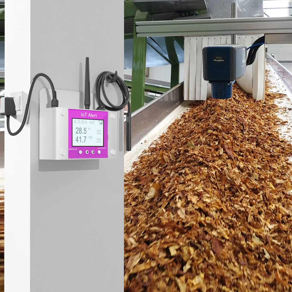 Ace AI-RHTx-IoT - Monitor de temperatura ambiente y humedad para servidor junto con certificado de calibración + 12 meses de garantía (con alojamiento hasta nuestro final)