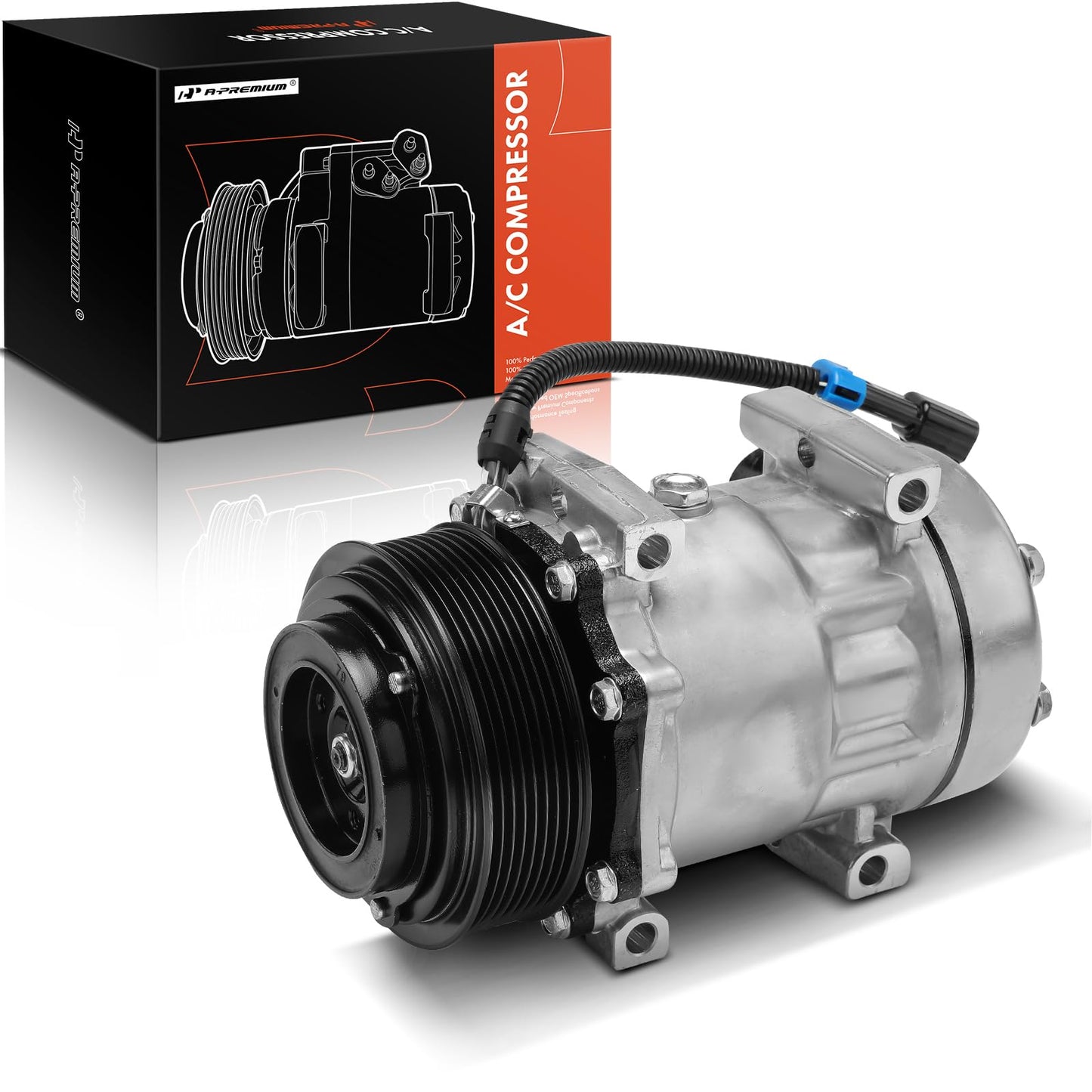 Reemplazo del compresor de CA para Freightliner Cascadia 2008-2009 M2 106 8PK 119MM