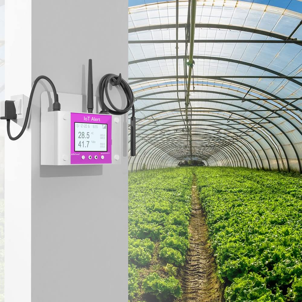 Ace AI-RHTx-IoT - Monitor de temperatura ambiente y humedad para servidor junto con certificado de calibración + 12 meses de garantía (con alojamiento hasta nuestro final)