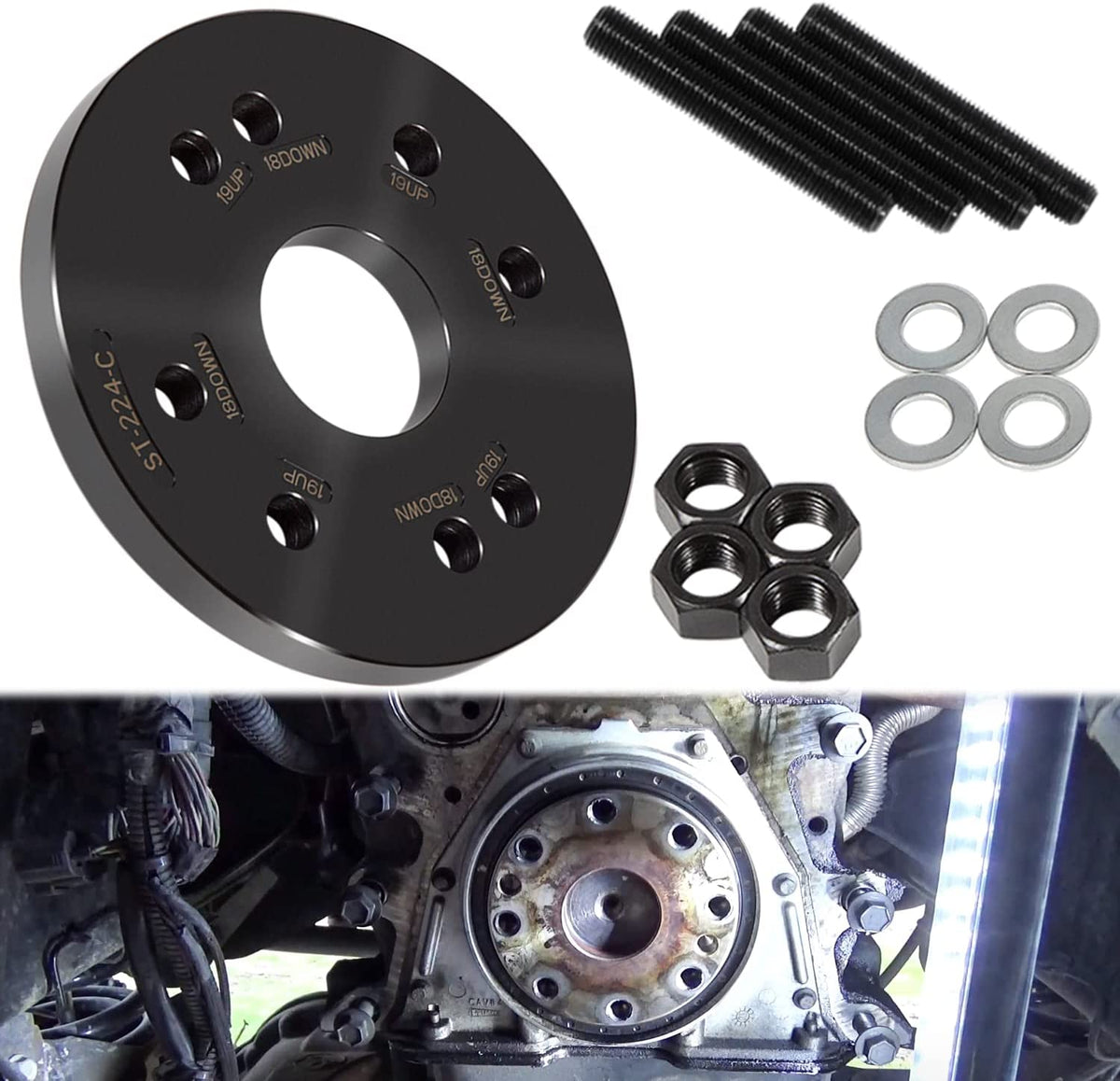 3824078 5395259 2063800090 - Instalación de sello y manga de desgaste para Cummins 3.9L 5.9L 6.7L 8.3L 9.0L y Paccar PX-6 PX-8 ST-224C