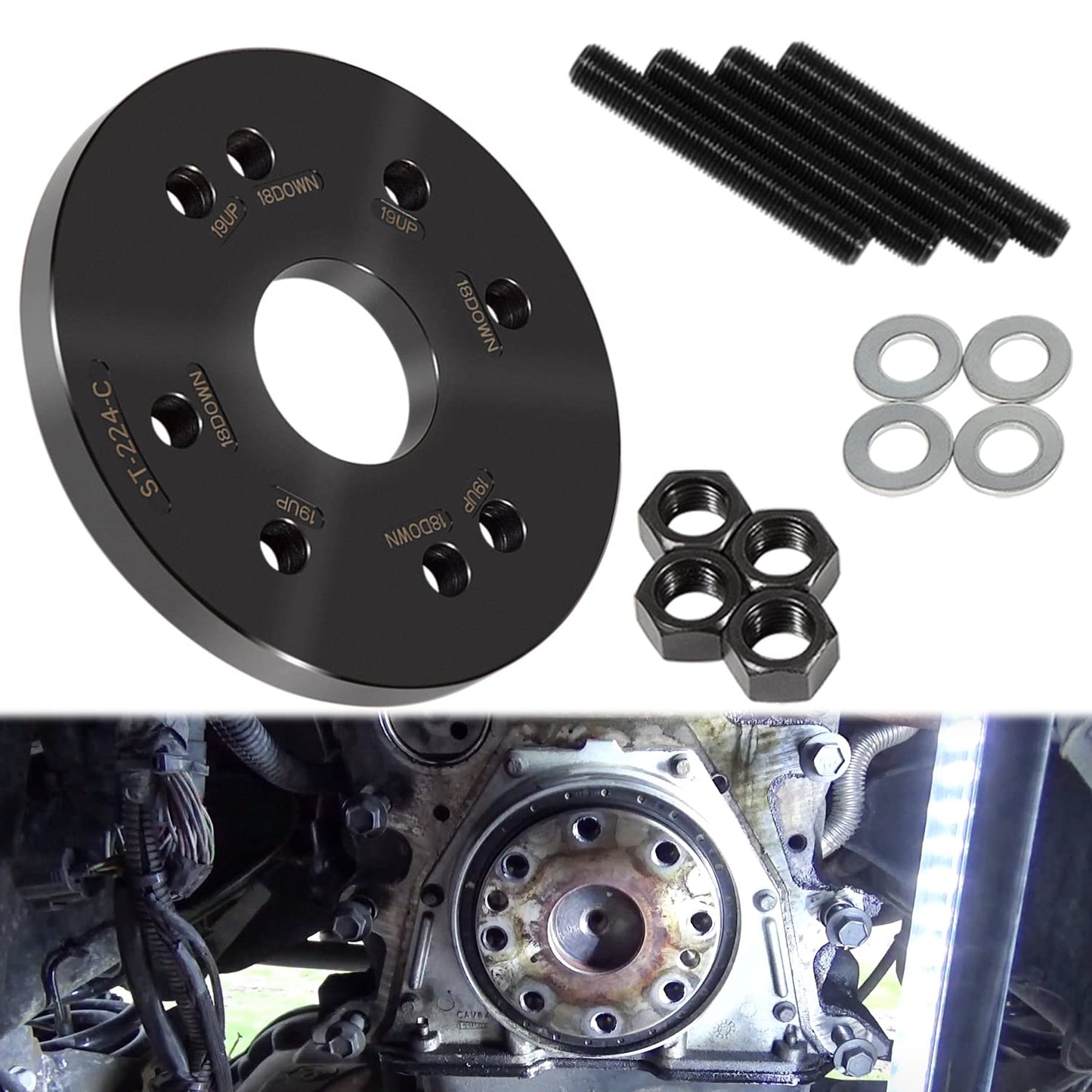 3824078 5395259 2063800090 - Instalación de sello y manga de desgaste para Cummins 3.9L 5.9L 6.7L 8.3L 9.0L y Paccar PX-6 PX-8 ST-224C