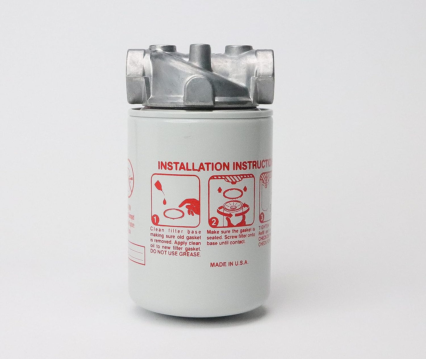 Chief Conjunto de filtros giratorios - Filtro hidráulico de 10 micrones - Conjunto de filtro hidráulico con derivación de 15 PSI 250 PSI, 25 GPM, puerto de entrada/salida NPTF de 3/4 pulgadas, rosca de 1 a 12, sin puerto indicador
