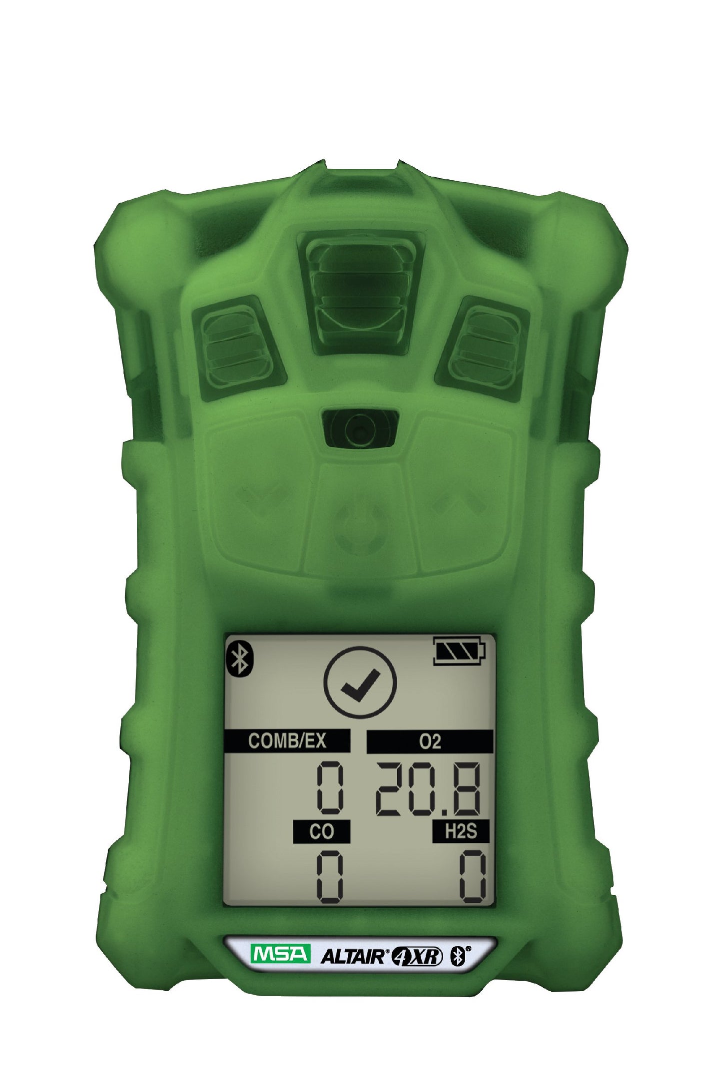 Msa 10178571 Altair 4XR detector de gas múltiple: LEL, O2, H2S & CO, brilla en la oscuridad, cargador global