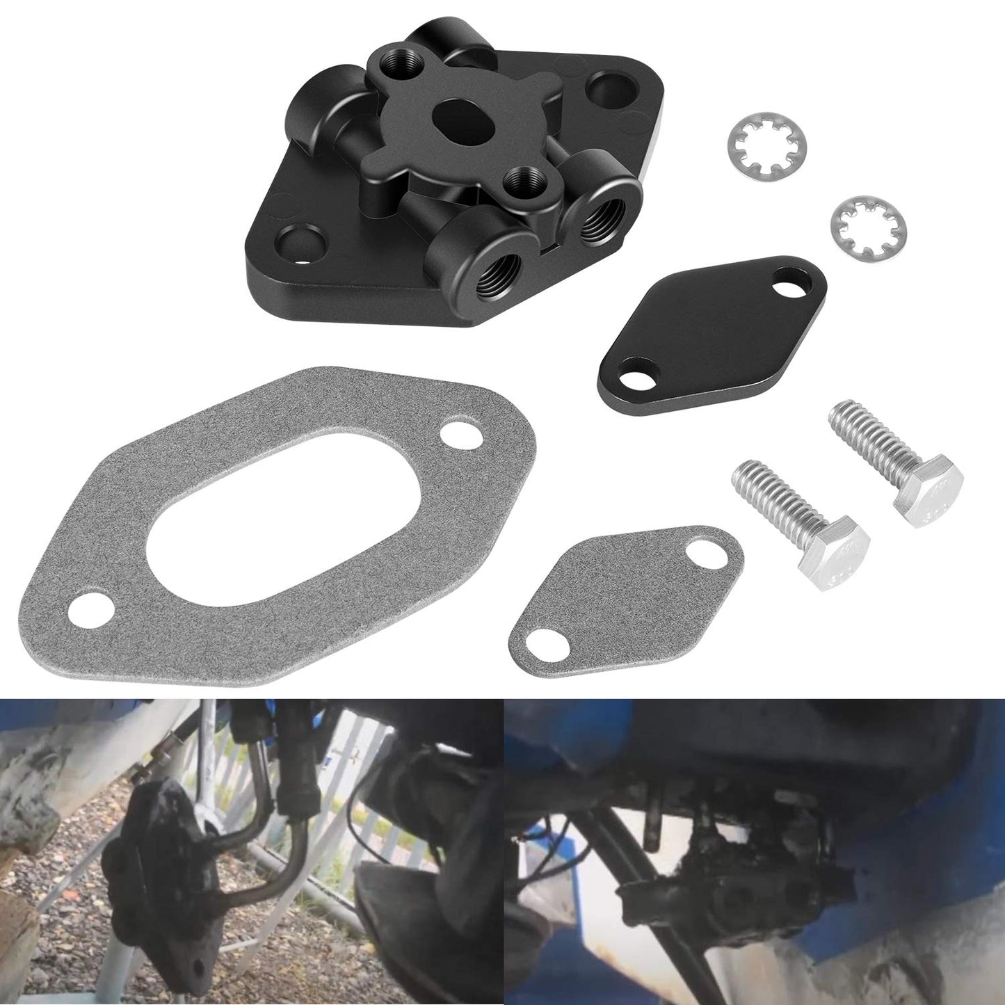 21970 - Kit de conector de cilindro y colector para discos Mercruiser Alpha Bravo de repuesto para 98825A4 8M00805 8M0137703