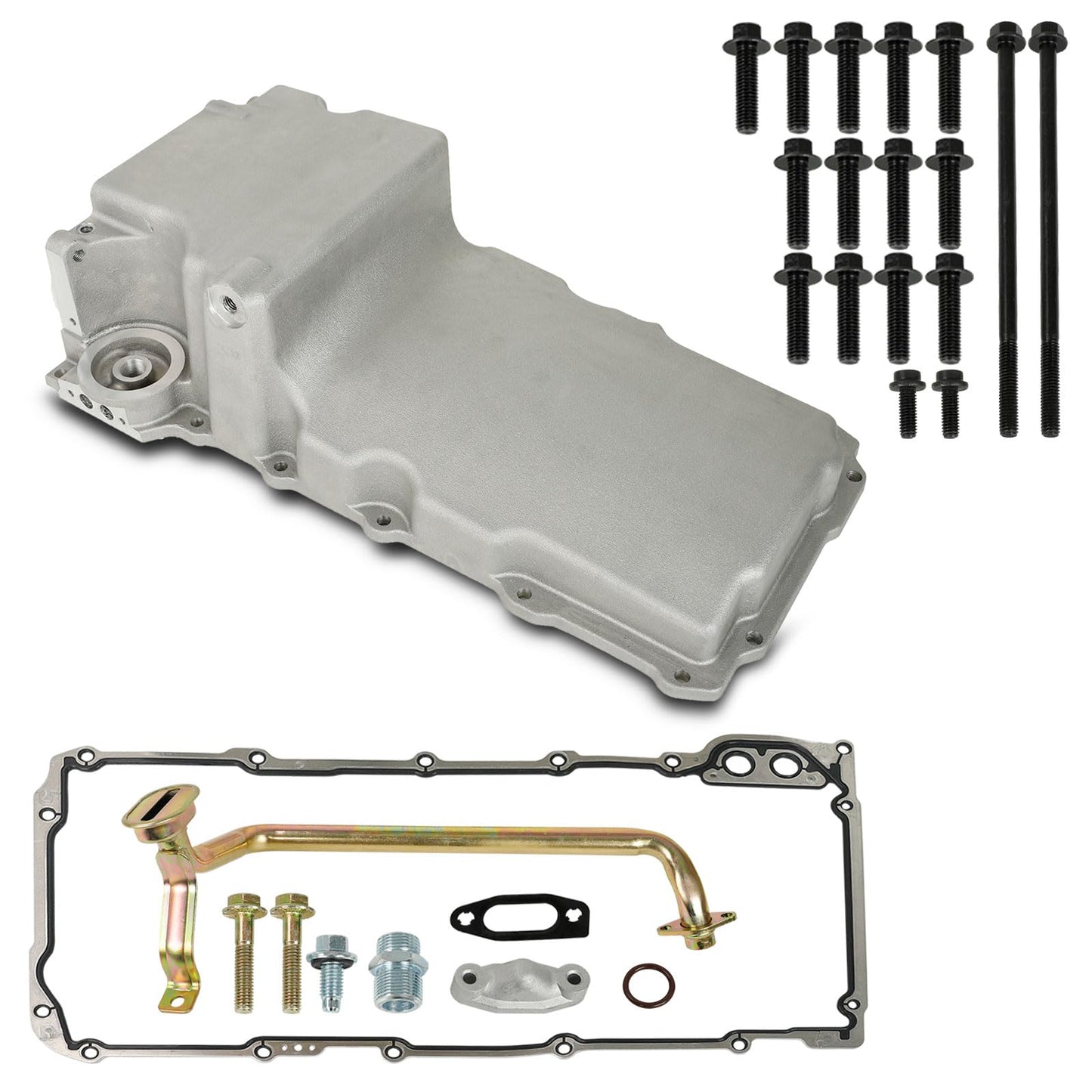 LS Swap - Kit de reequipamiento de aluminio para cárter trasero LS1 LS2 LS3 LS6