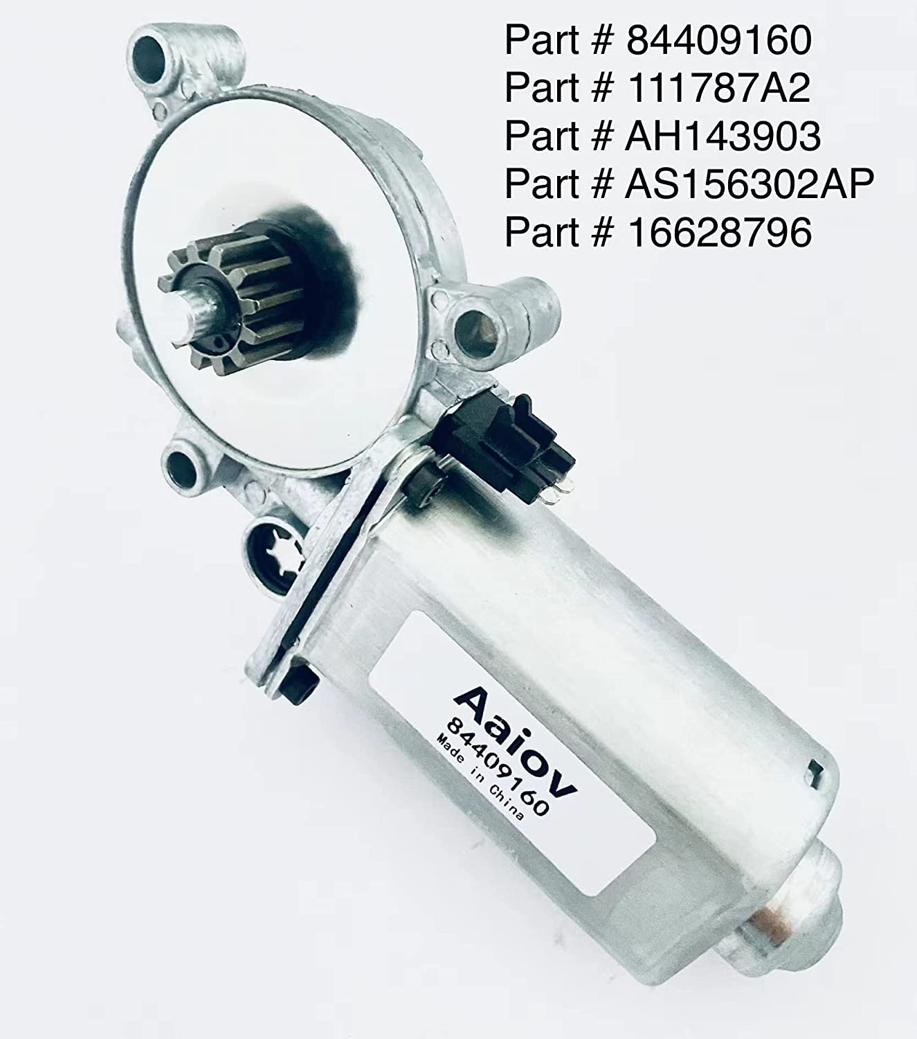 Aaiov Motor eléctrico de 12 V 87693674 rotor y ventilador de ajuste de velocidad compatible con CNH Case New Holland