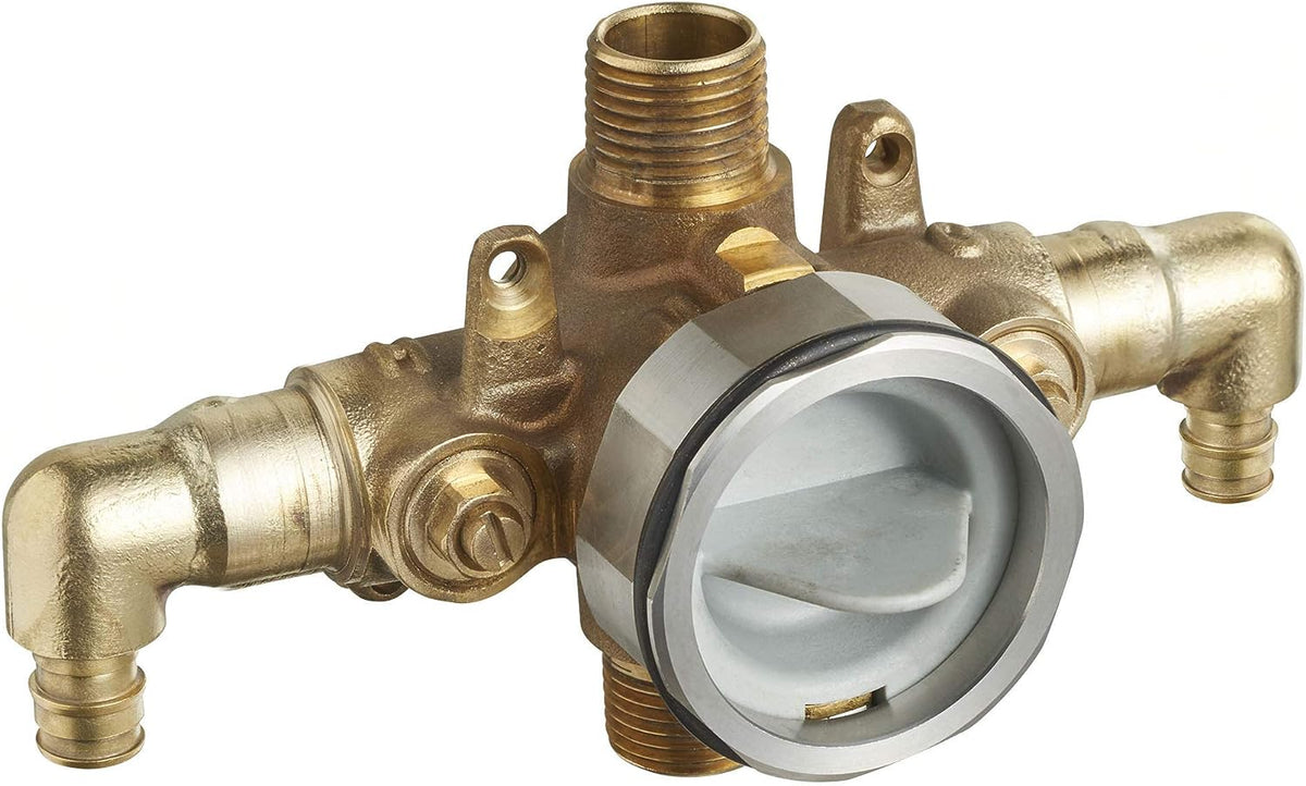 American Standard RU108ESS - Válvula de ducha flash con codos de entrada PRX y salidas universales con topes de destornillador para sistema de expansión en frío, sin terminar