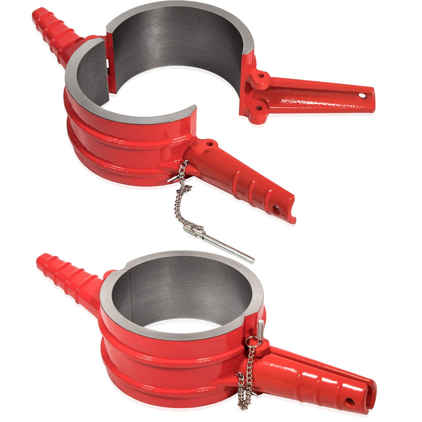 Herramienta instaladora para extractor de compresor de anillo de pistón para Cummins ISX QSX, Caterpillar 3400, 3406 3408 3412 y C-15 de 5.4 pulgadas, diámetro alternativo PT-7040 5394454 (rojo)