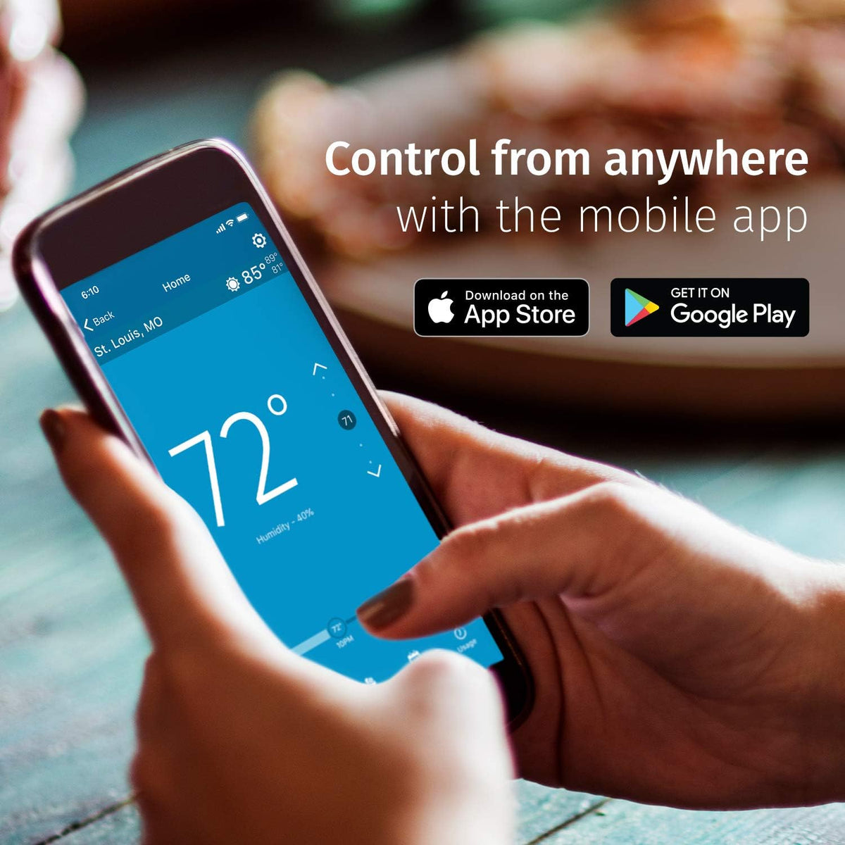 Emerson Sensi Touch Wi-Fi Termostato con pantalla tactil