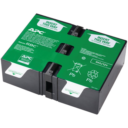 APC APCRBC123 UPS repuesto de cartucho de batería para BR1000G y otros seleccionados N/A Negro