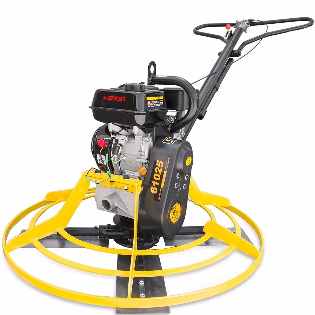 Stark USA 61025 Walk Behind Power Palwel con mango de gas de 6.5 hp 4 tiempos superficie de cemento de hormigón más suave