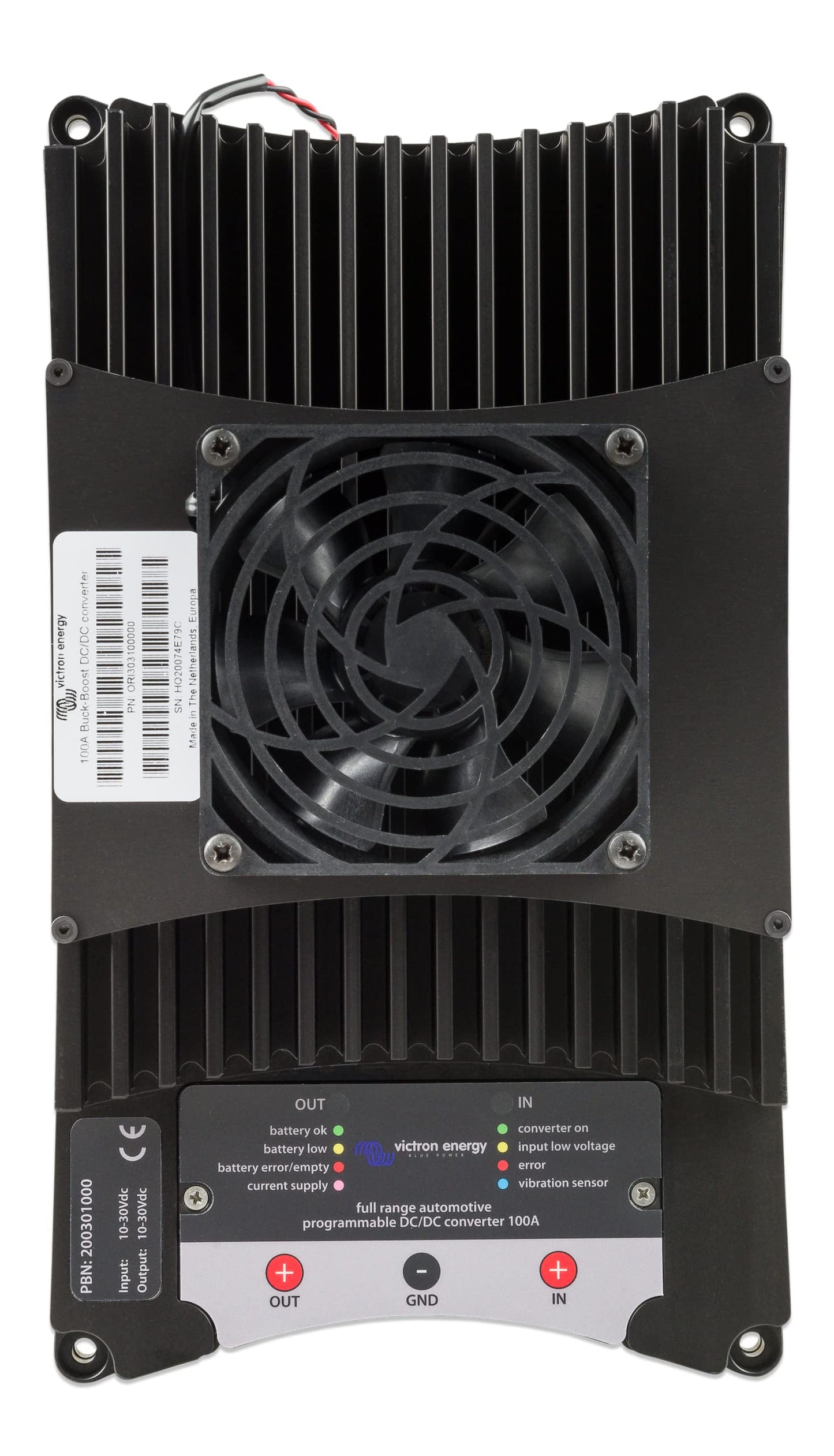 Victron Energy Buck-Boost Convertidor DC-DC de 100 amperios para cargar una batería de servicio de 12 V o 24 V en vehículos