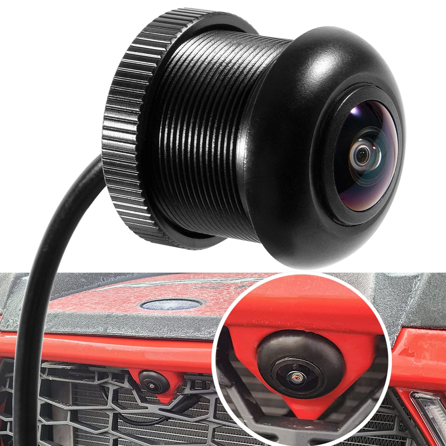 RZR PRO XP - Kit de accesorios de cámara HD impermeable gran angular para Polaris RZR PRO XP Turbo 1000 900 PRO R para mando de conducción de 7 pulgadas