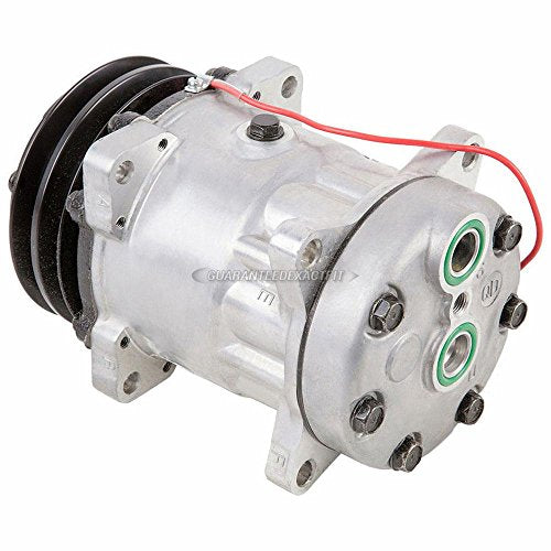 60-01535NA Compresor y embrague de 2 ranuras para Range Rover Classic 1989 1990 1991 1992 reemplaza a Sanden SD709 7433 7994