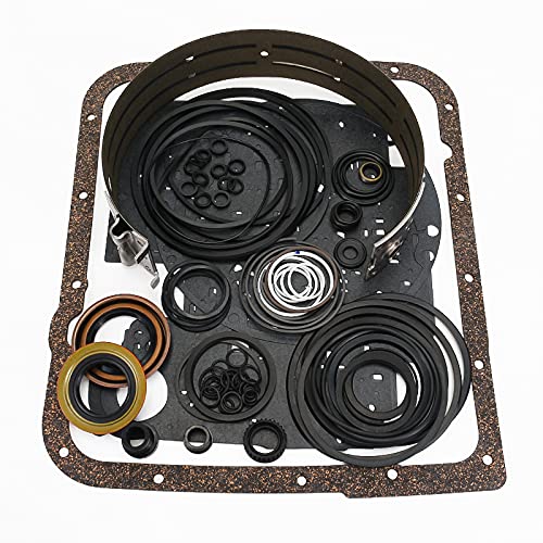 4L60E Kit de reconstructor de transmisión 1997-2003 para transmisión automática con kit de revisión, juego de embrague de fricción, juego de embrague de acero, kit de pistón (3), banda flexible, buje de bomba, filtro todo el plástico