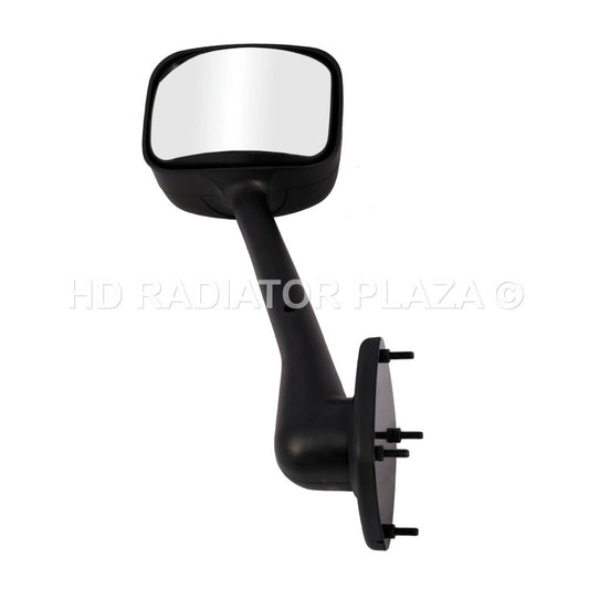 Black Hood Mirror Passenger Right Side Assembly For 08-18 Freightliner Cascadia