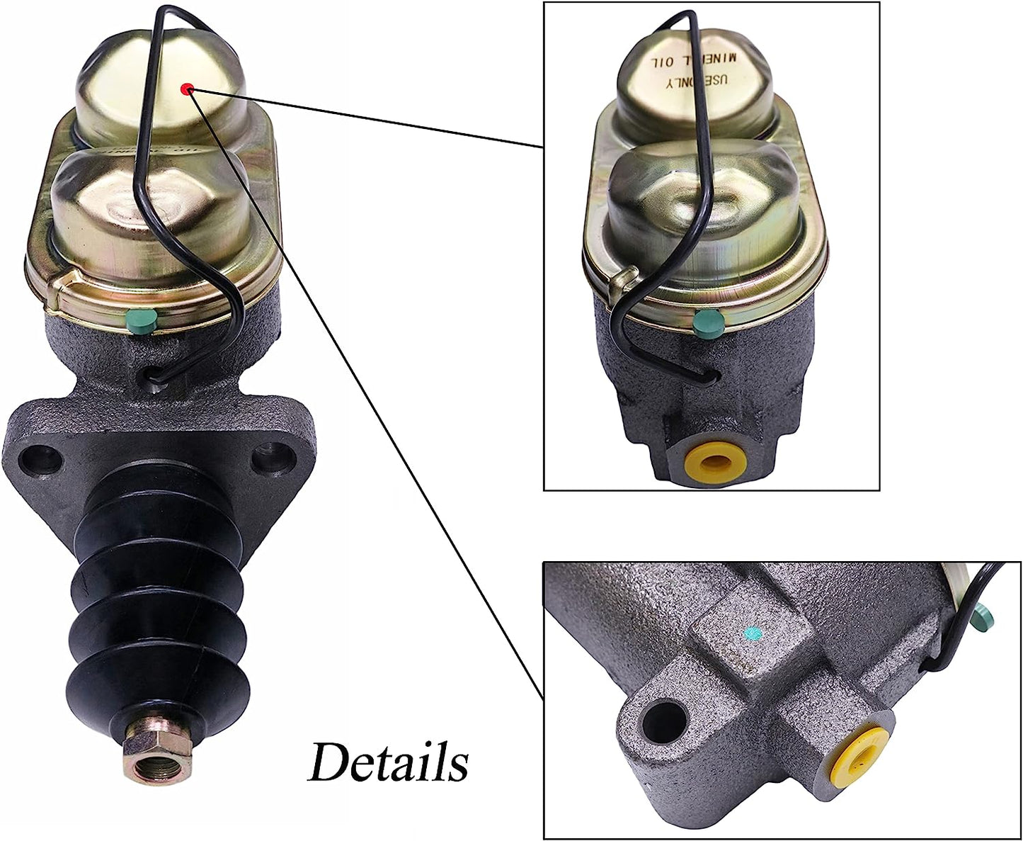 Cilindro maestro D126695 D120090 D131596 D127519 para carcasa retroexcavadora 450C 480D 480LL 580D 580E 580G 580SD 580SE