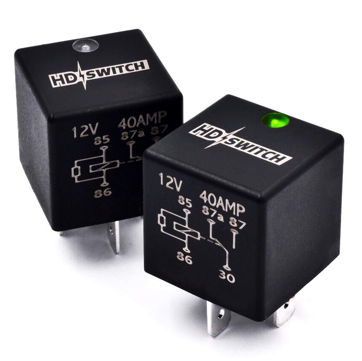 (2 unidades) relé impermeable con interruptor HD con actualización LED, sustituye a John Deere RE68327 310E 410D 500 710D 335 435C 437D 660D 2755 9120 9230 9330 9410 9430 9460 9510 9530 9560 9630 Grasa dieléctrica incluida