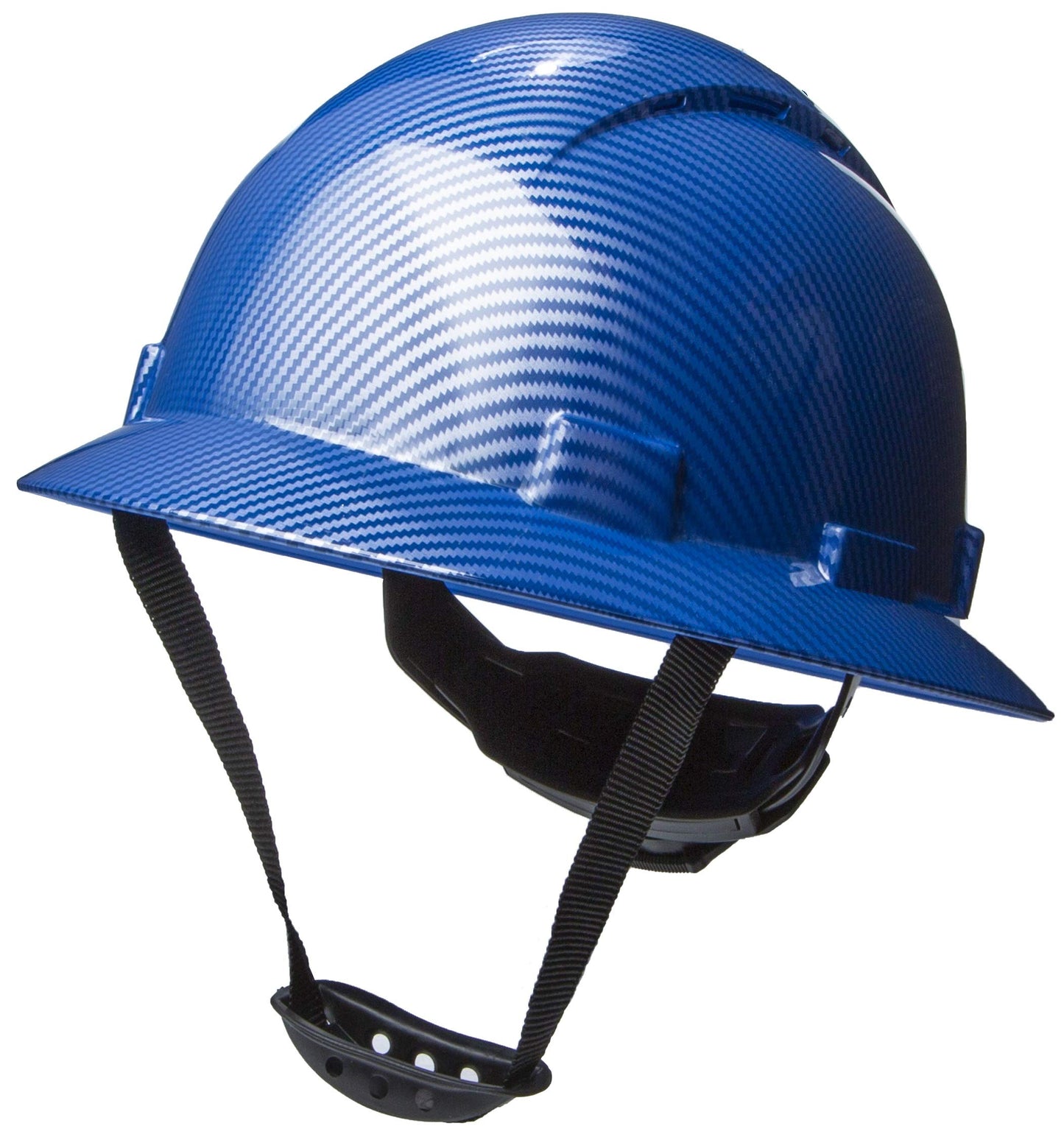 Casco de seguridad OSHA con visera completa ventilada con sistema de trinquete de 6 puntos, cumple con ANSI Z89.1, equipo de protección personal diseño de fibra de carbono