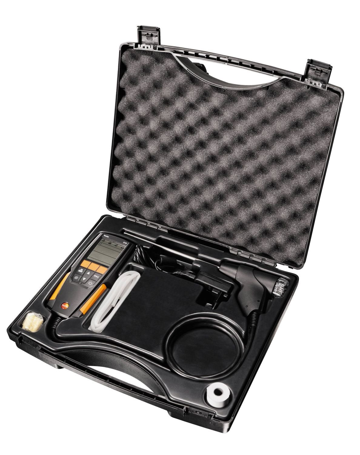testo Kit de analizador de combustión residencial 310 I I I Kit de detector de gases de combustión para sistemas de calefacción 0563 3100