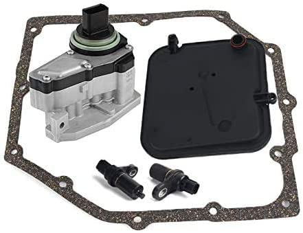 Kit de filtro de bloque solenoide de transmisión remanufacturado 42RLE compatible con Dakota Liberty Wrangler Jeep Chrysler Dodge Mitsubishi 4 velocidades (solo 42RLE 5 unidades)