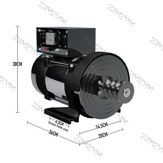 Generador pequeño de 3KW, monofásico, 220V, motor de cobre puro, generación de energía para el hogar, aire acondicionado, refrigerador|Diesel Generators|