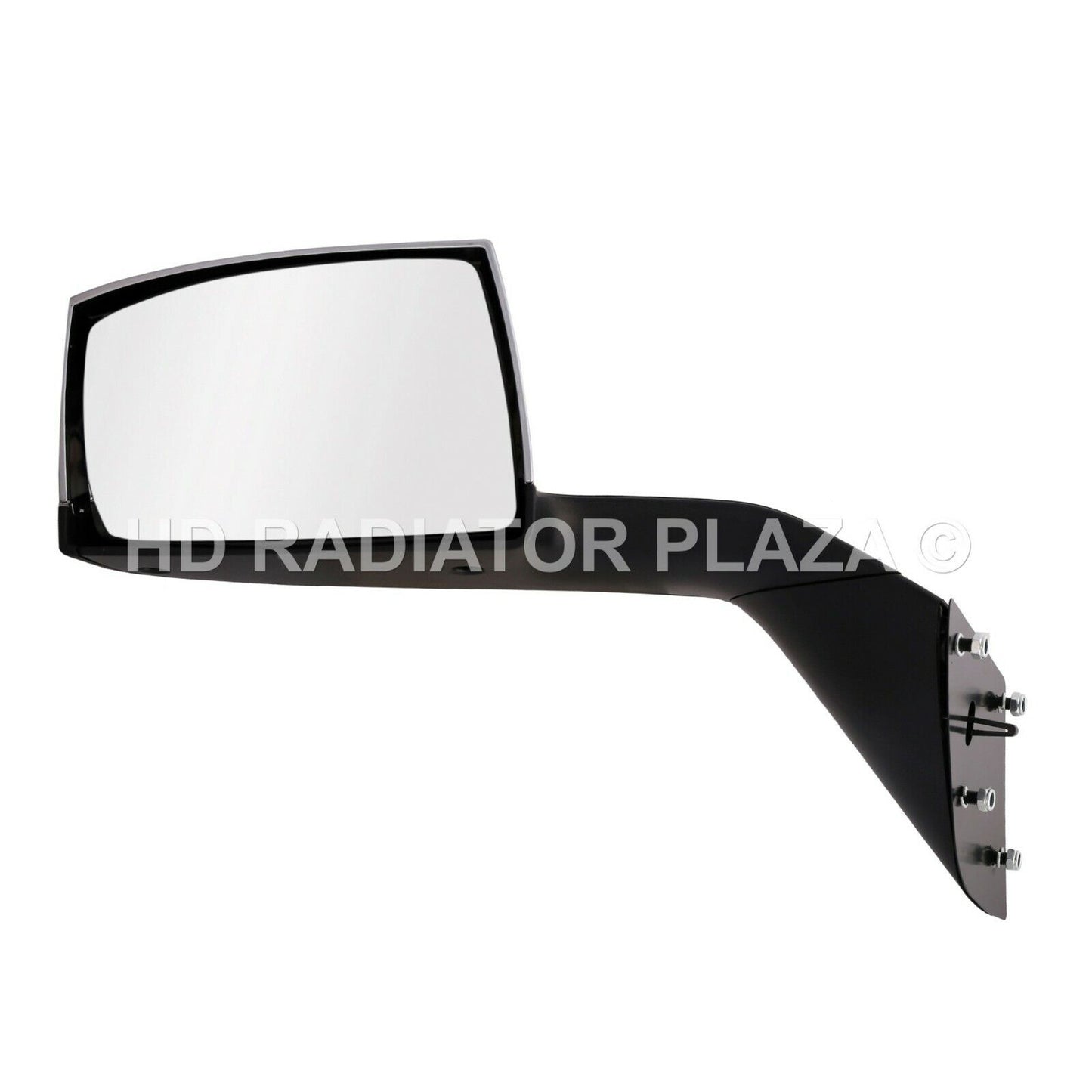 Chrome Hood Mirror Pair Set of 2 Left+Right For 15 16 17 Volvo VNL VNM VNX L+R