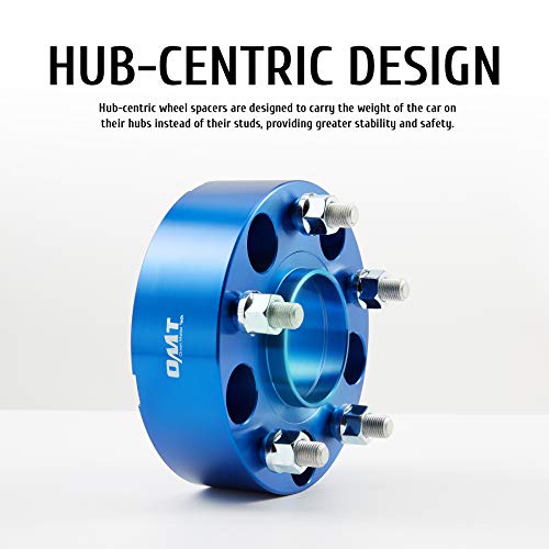 Orion Motor Tech Espaciadores de Rueda Hubcentric de 6 x 5,5, 1,25 Pulgadas, Diámetro Interior de 106 mm, Compatibles con Tacoma 4Runner Tundra Fortuner Ventury FJ Cruiser, Juego de 4 Espaciadores de 6 x 139 de 31,75 mm