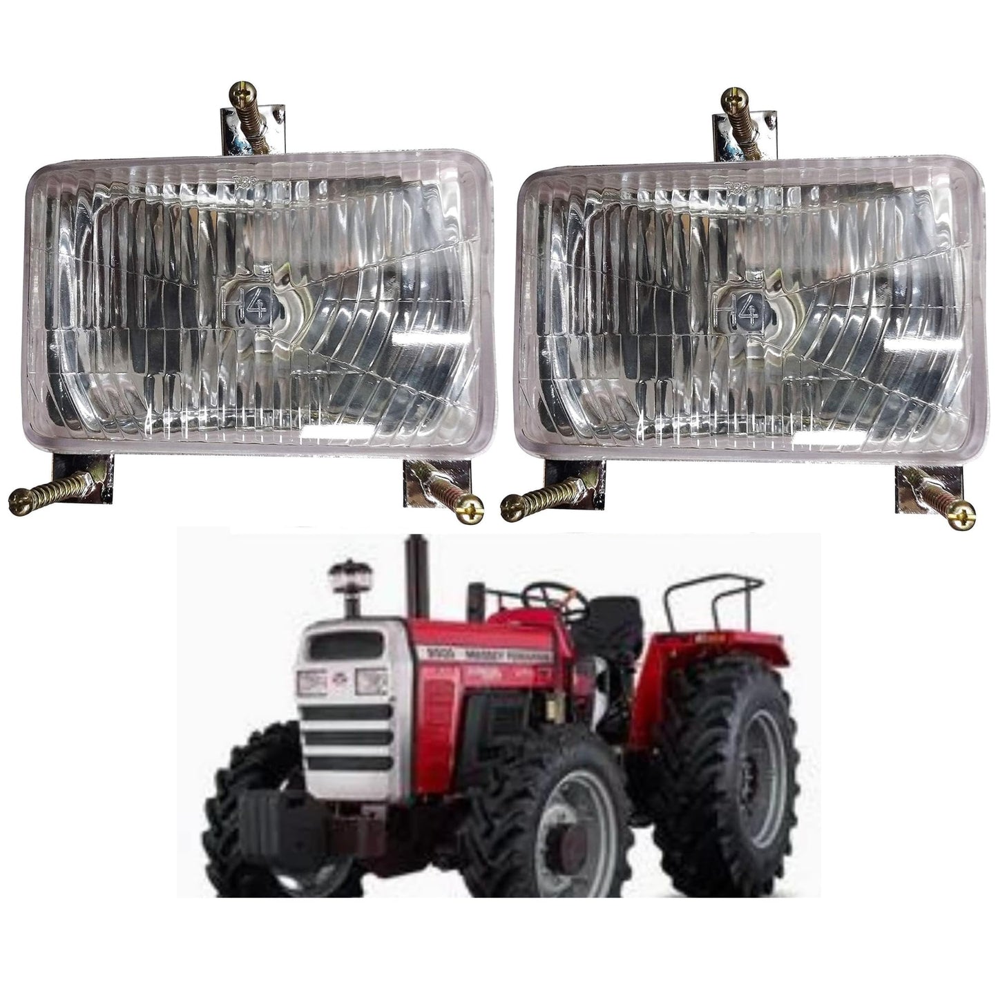 Juego de faros delanteros de tractor con 12 V competitivo para Massey Ferguson I 200 3000 300 300 6100 I Articulated NA Series