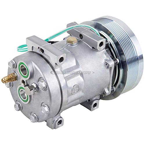Compresor y embrague de 5.984 in de 8 ranuras A/C Caterpillar reemplaza a 141-9676 Sanden SD7H15SHD 4302 4840 24 V. 60-02345NA