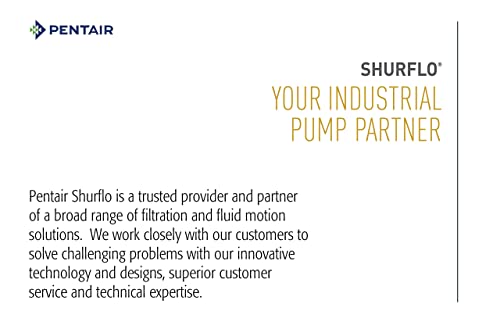 Pentair SHURFLO 8000-543-236 Bomba de diafragma de demanda automática, 1.8 GPM con válvulas de Viton, diafragma de Santopreno, interruptor de demanda de 50 PSI, 12 V, puerto hembra NPT de 3/8 pulgadas