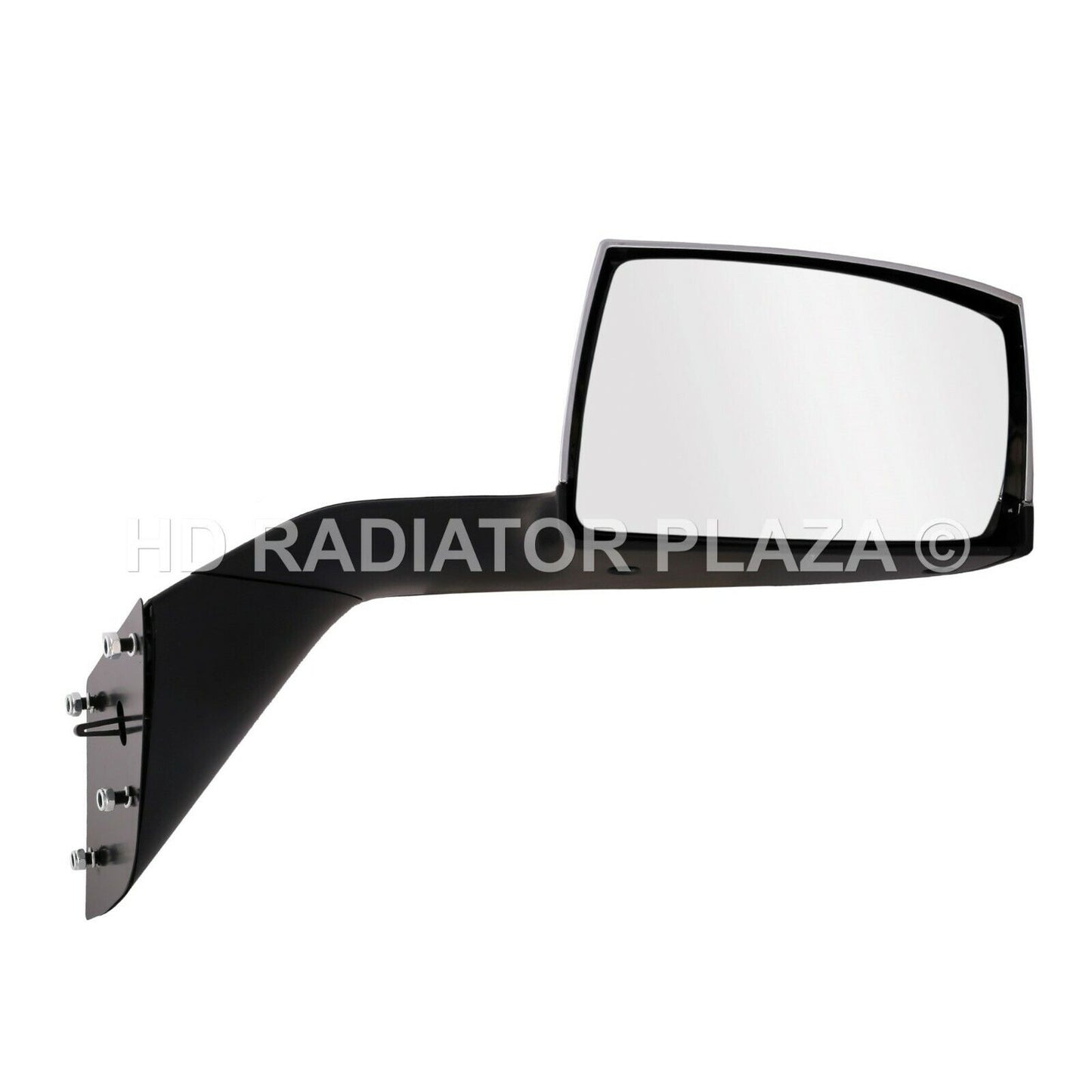 Chrome Hood Mirror Passenger Right Side Replacement For 15-17 Volvo VNL VNM VNX