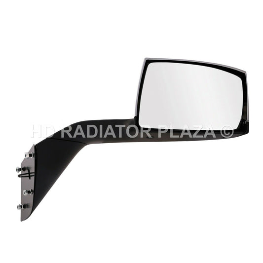 Chrome Hood Mirror Passenger Right Side Replacement For 15-17 Volvo VNL VNM VNX